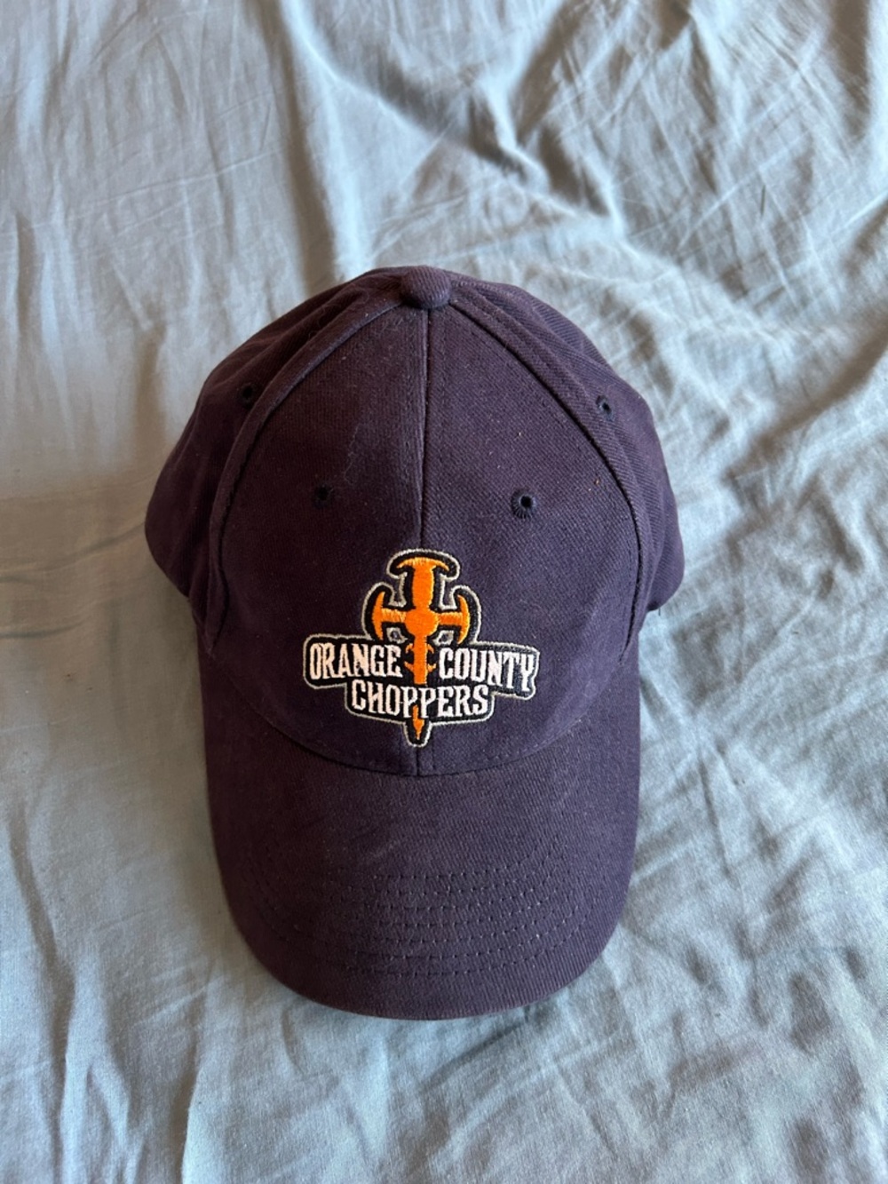 Vintage 90s Orange County Choppers Embroidered Adjustable Cap Motorcycle Hat